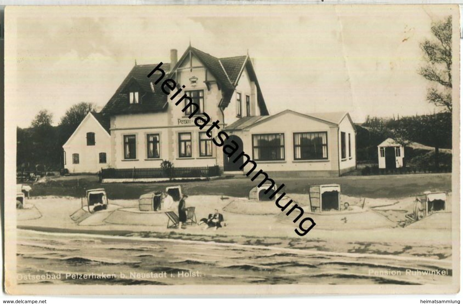 Pelzerhaken - Pension Ruhwinkel - Foto-Ansichtskarte - Verlag Emil Körner Neustadt - Neustadt (Holstein)