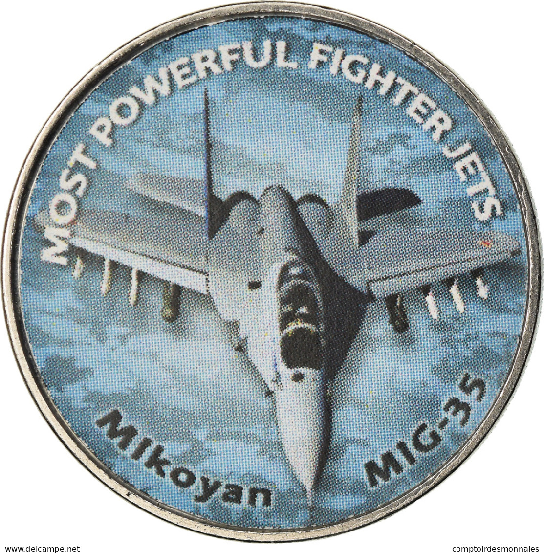 Monnaie, Zimbabwe, Shilling, 2018, Fighter Jet - Mikoyan MIG-35, SPL, Nickel - Zimbabwe