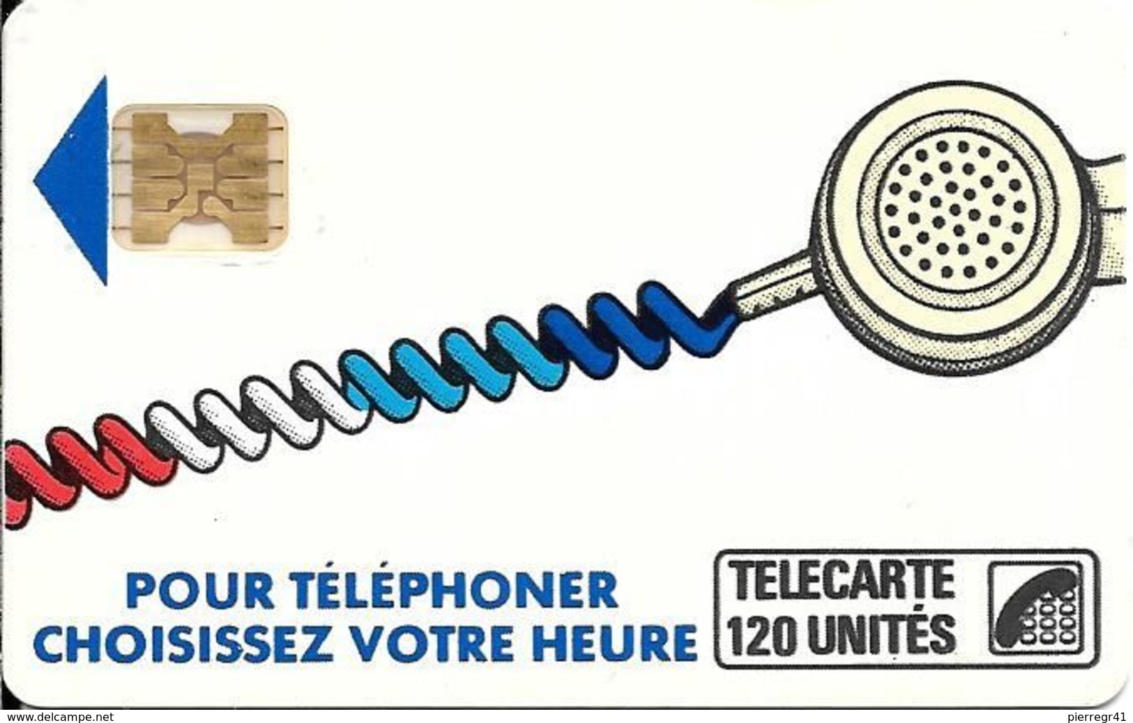 CARTE-PUBLIC-Ko59-540-120U-SC4On-S/E-SERIGRAPHIE-Puce7-5Imp-CORDON BLANC-Série-N°10072-1/2 Hors Cadre-Haut-Utilisé-TBE - Telefonschnur (Cordon)