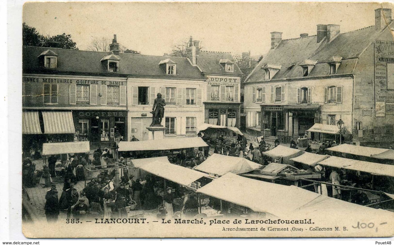 60 - LIANCOURT - Marché, Place De Larochefoucauld - Liancourt