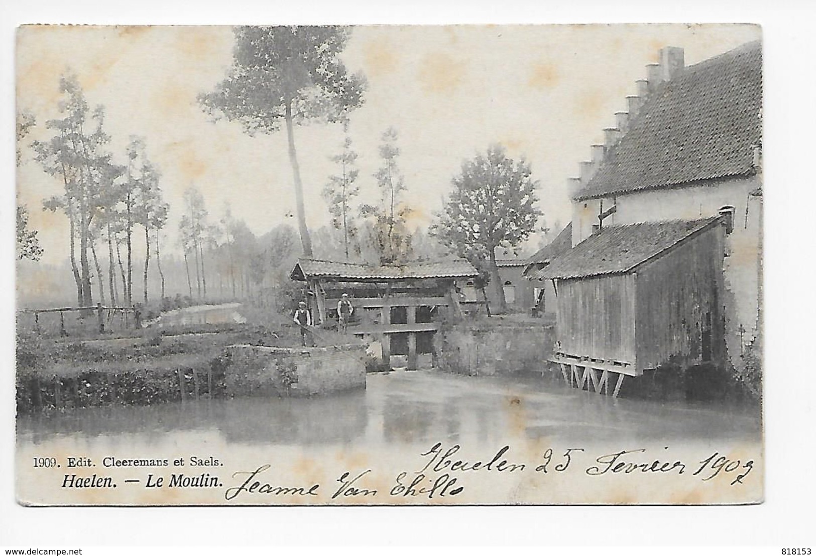 Halen  Haelen  -  Le Moulin 1907 - Halen