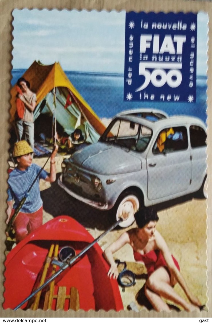 FIAT   500    LA  NOUVELLE   EL  NUEVO   DER NEUE  THE  NEW       PUBLICITE  DE  LA  MARQUE - PKW