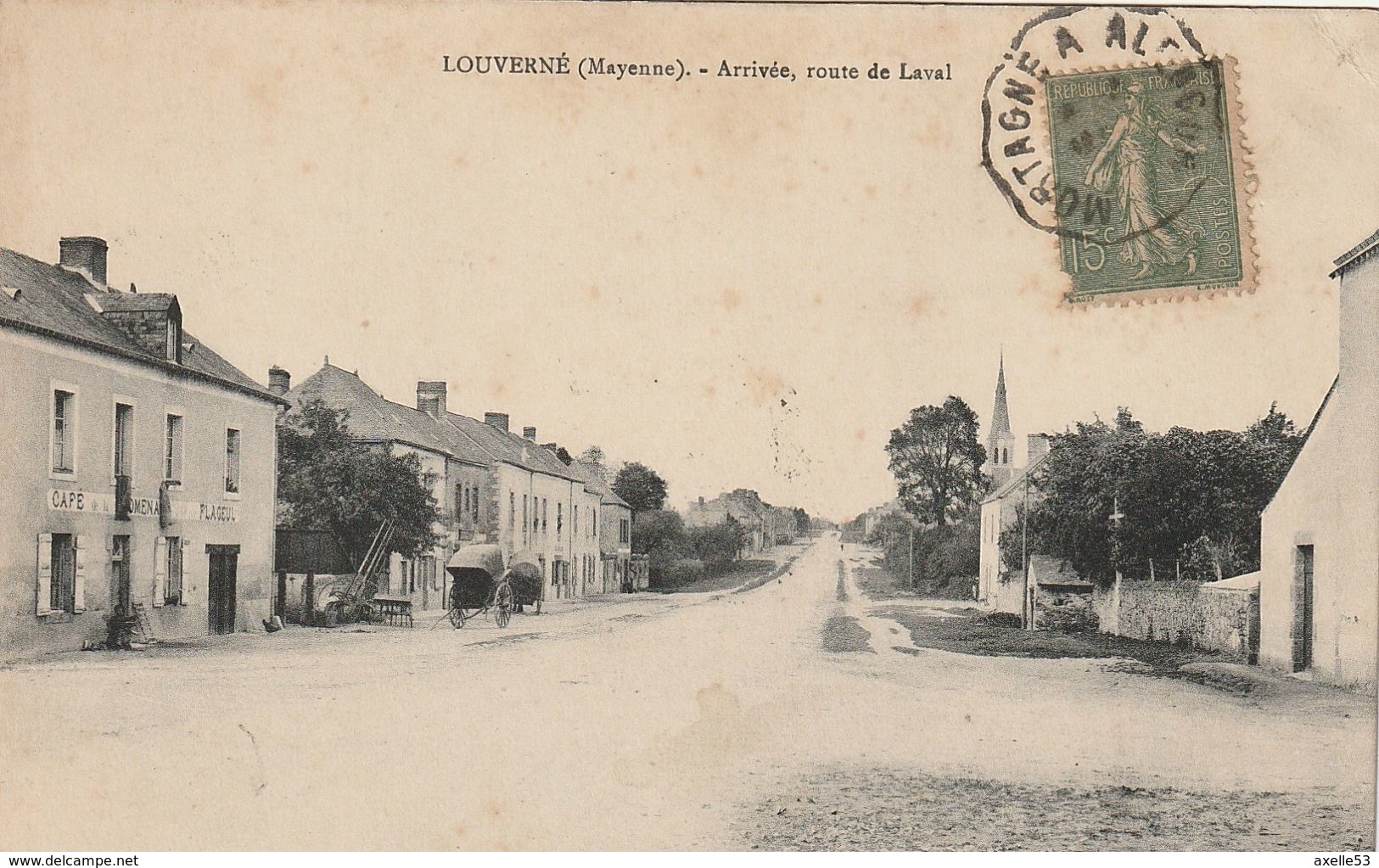 Louverné 53 (759) Arrivée, Route De Laval - Louverne