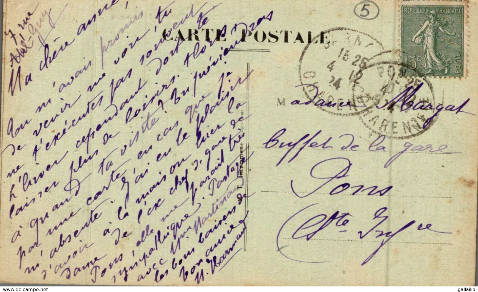 JARNAC VUE SUR LA CHARENTE - Jarnac