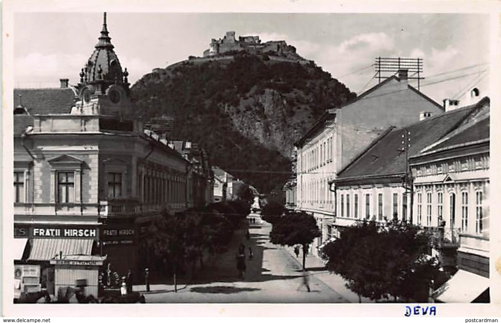 Romania - DEVA - Strada Regina Maria - Magazin Fratii Hirsch. - Roumanie