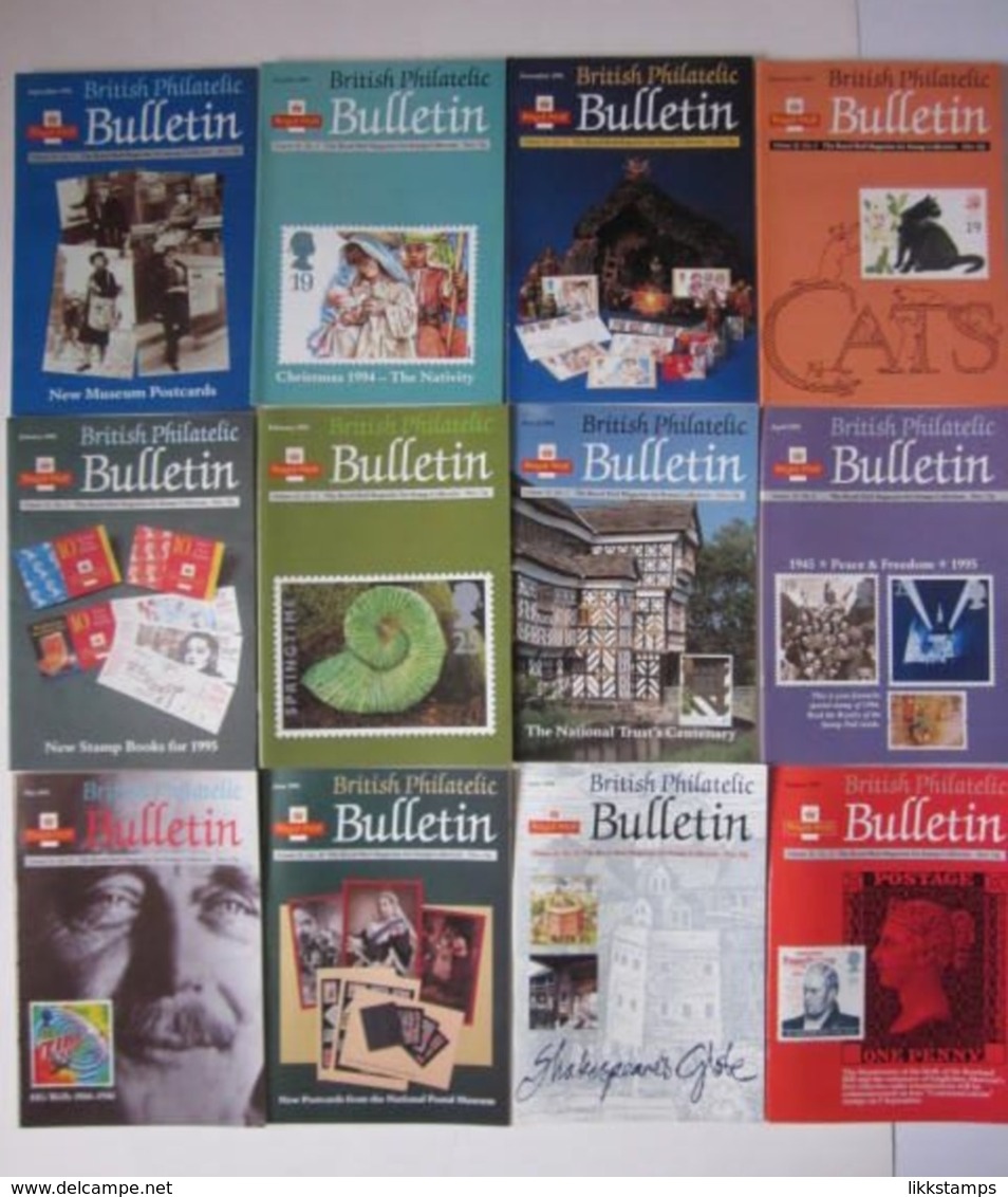 THE PHILATELIC BULLETIN VOLUME NUMBER 32 ISSUE No's 1 To 12 COMPLETE. #L0214 - English (from 1941)