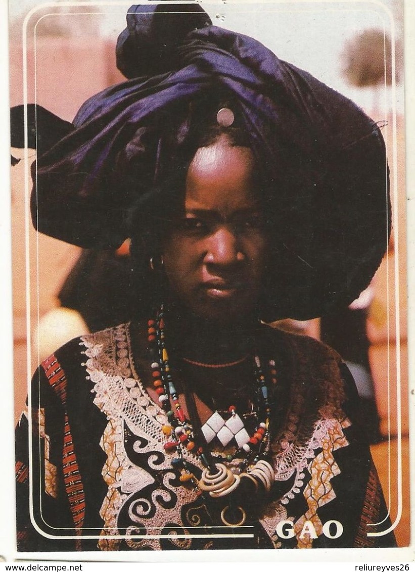 CPM, Mali , N°44,  Jeune Femme Bellah , Gao ,Ed. Phot Django Cisse - Malí