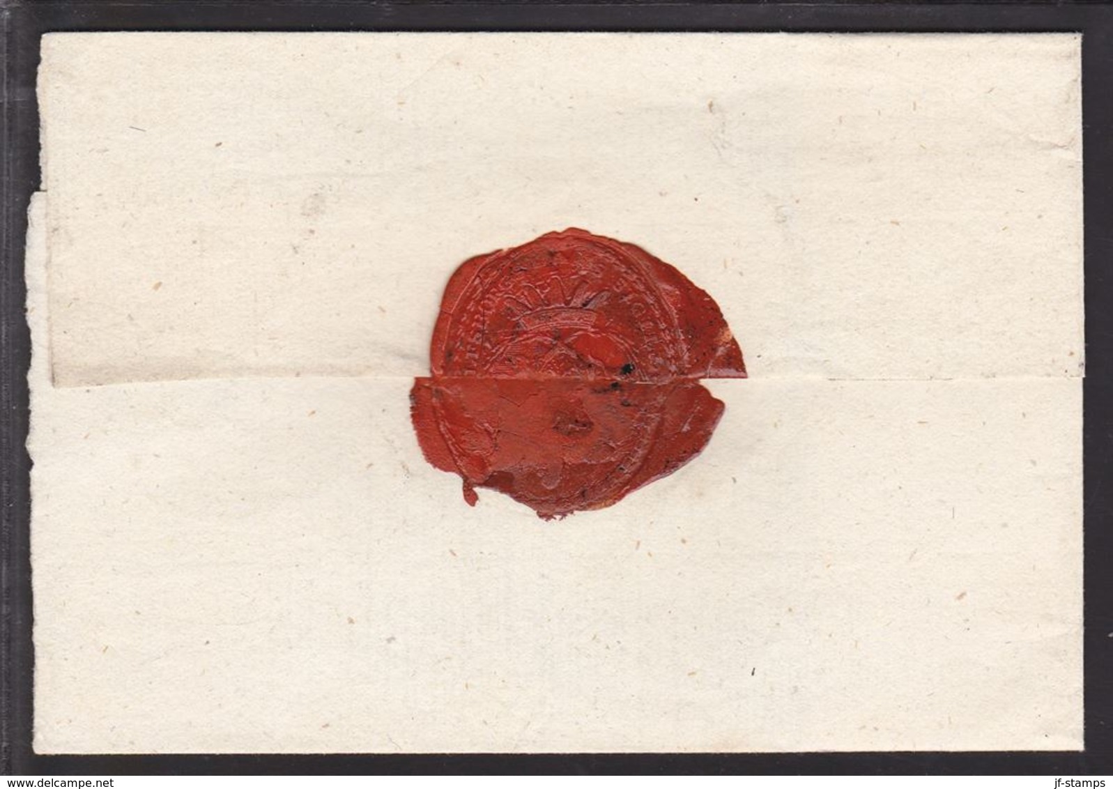 WENERSBORG  On Cover To Befallningshafvande I Göteborg. Military Post. Red Seal ..LES... () - JF111011 - ... - 1855 Prephilately