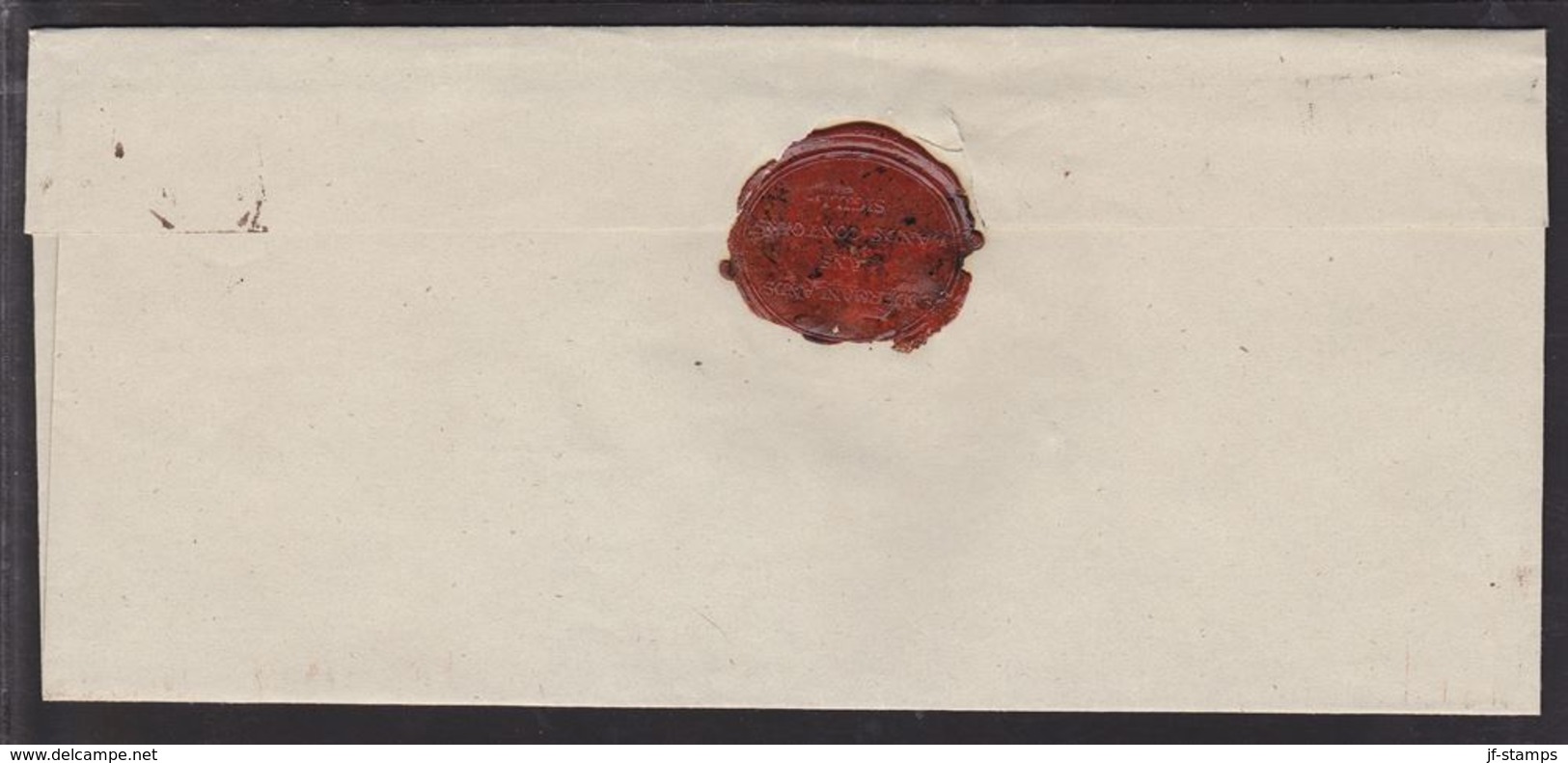 NYKÖPING FrBr  On Cover To Kongl. Seraphimer Ordens Gillet, Stockholm. Seal SÖDERMANL... () - JF111017 - ... - 1855 Prephilately