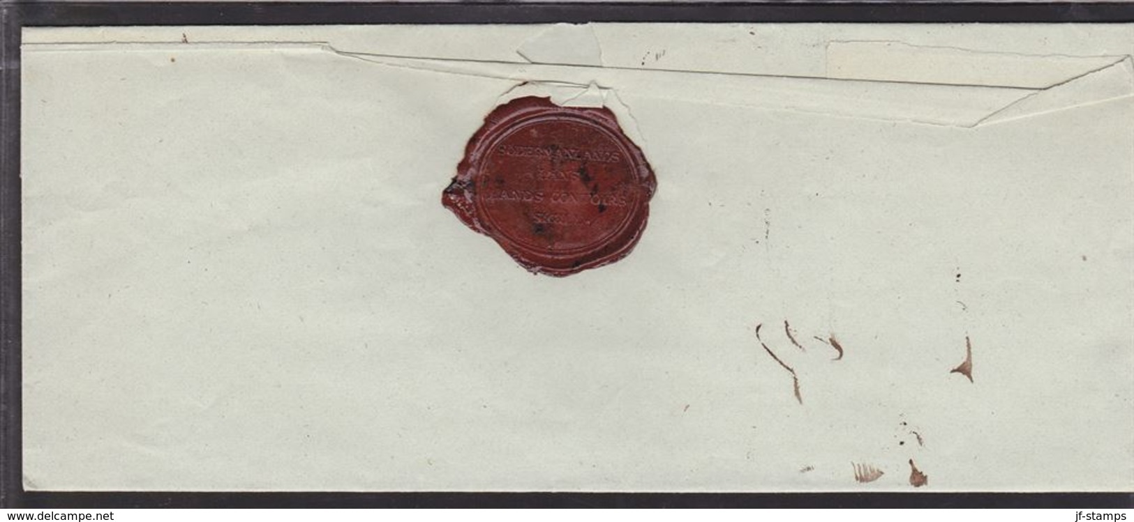 NYKÖPING FrBr  On Cover To Kongl. Seraphimer Ordens Gillet, Stockholm. Seal SÖDERMANL... () - JF111020 - ... - 1855 Préphilatélie