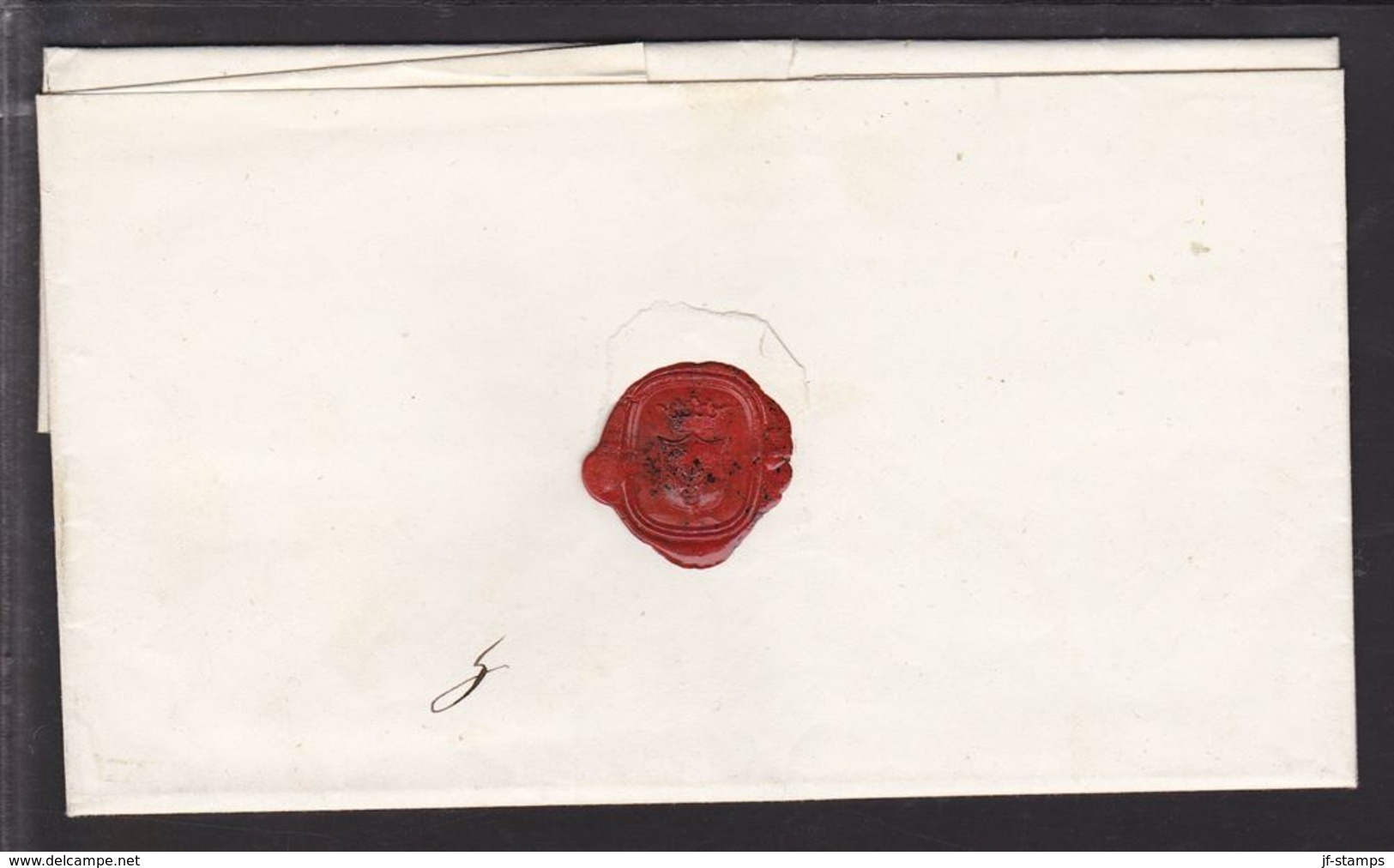 1850. SVERIGE. MARIESTAD 24 3 1850. To Husaby. Vexiö. Seal And Full Contents. () - JF111066 - ... - 1855 Vorphilatelie