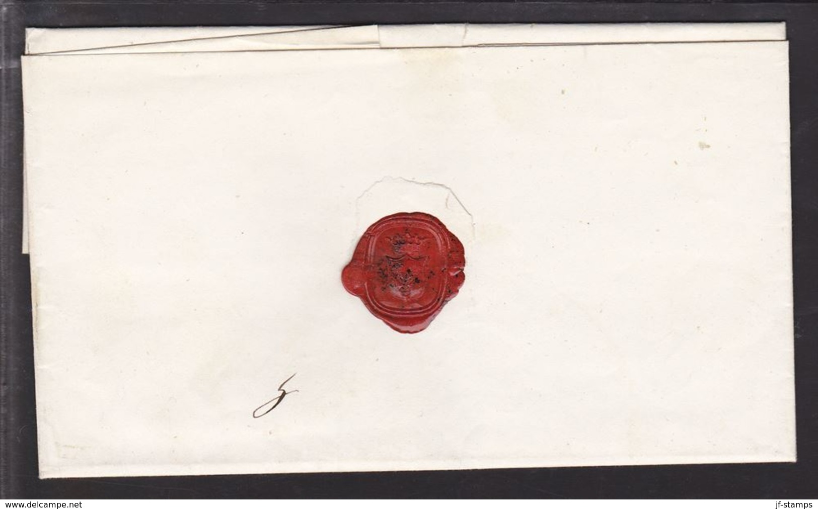 1850. SVERIGE. MARIESTAD 24 3 1850. To Husaby. Vexiö. Seal And Full Contents. () - JF111066 - Prefilatelia