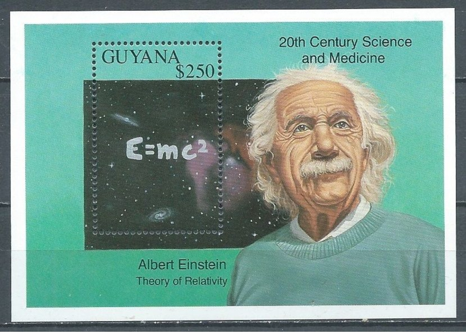 Guyana Bloc-feuillet Albert Einstein Neuf ** - Albert Einstein