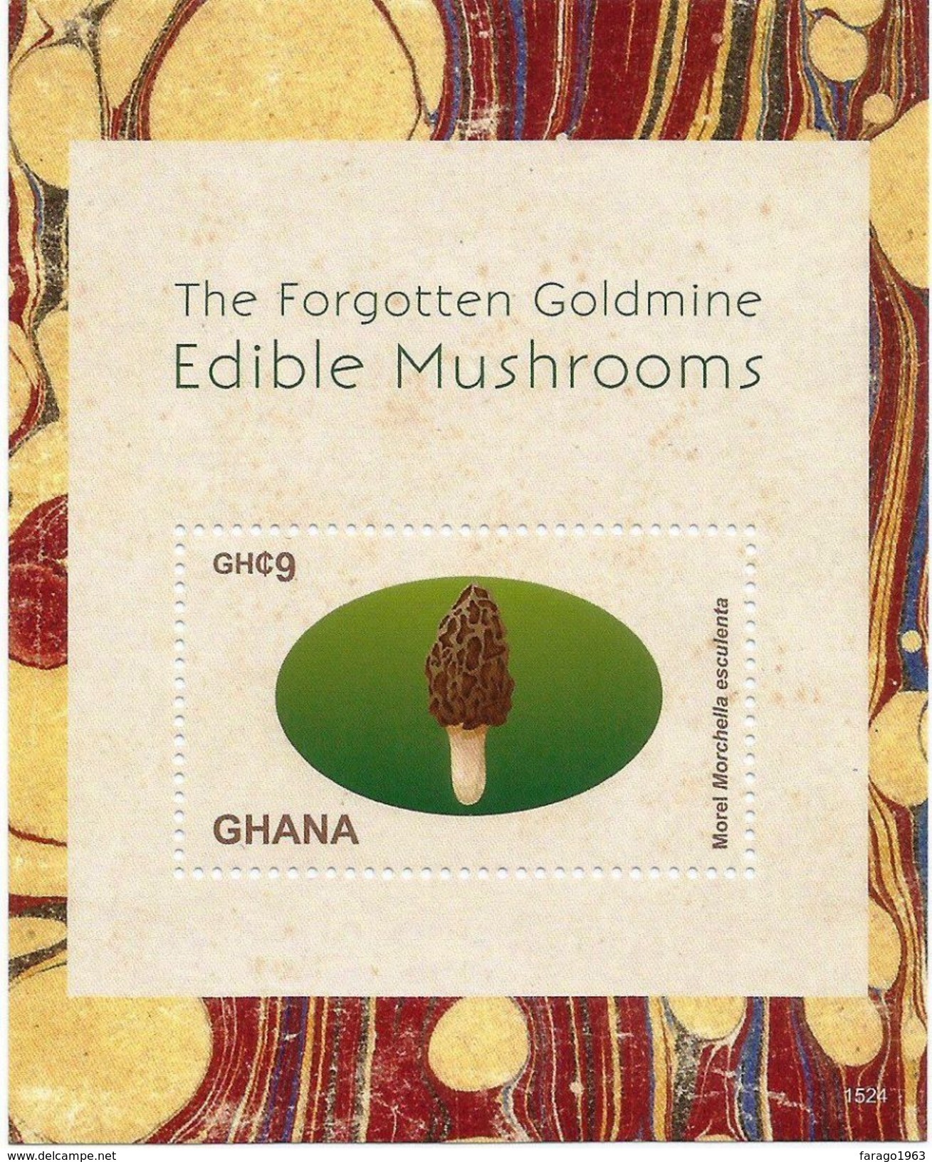 2015 Ghana  Mushrooms Fungi 2 Souvenir Sheet  MNH @80% Of Face Value - Mushrooms