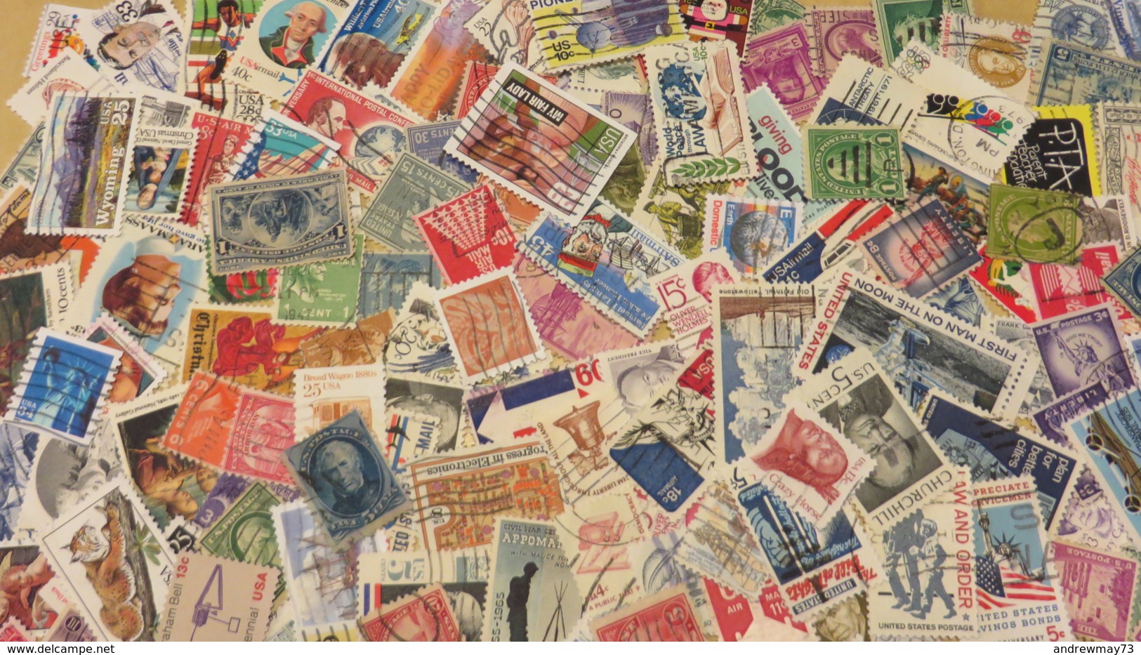 U.S.A.- 290 DIFFERENT USED STAMPS AT BARGAIN PRICE - Collections