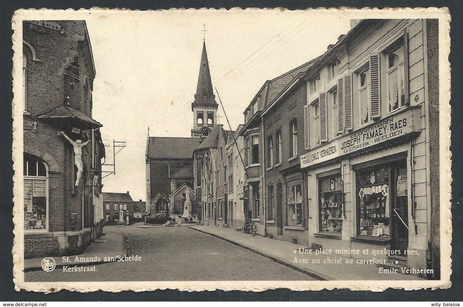 +++ CPA - SINT AMANDS AAN SCHELDE - Kerkstraat - Nels  // - Sint-Amands