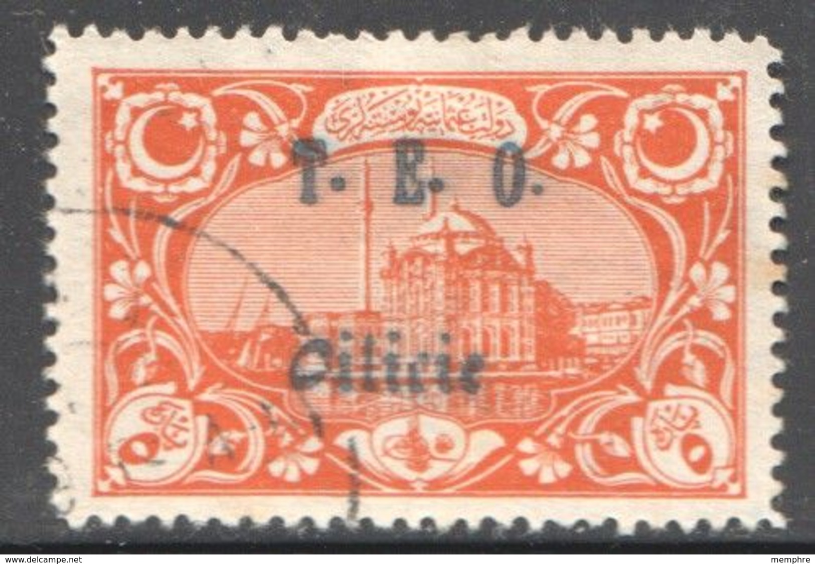 CILICIE 1919   Mosquée D'Ortakoy   - Surcharge T.E.O. Cilicie   Yv 60 - Gebruikt