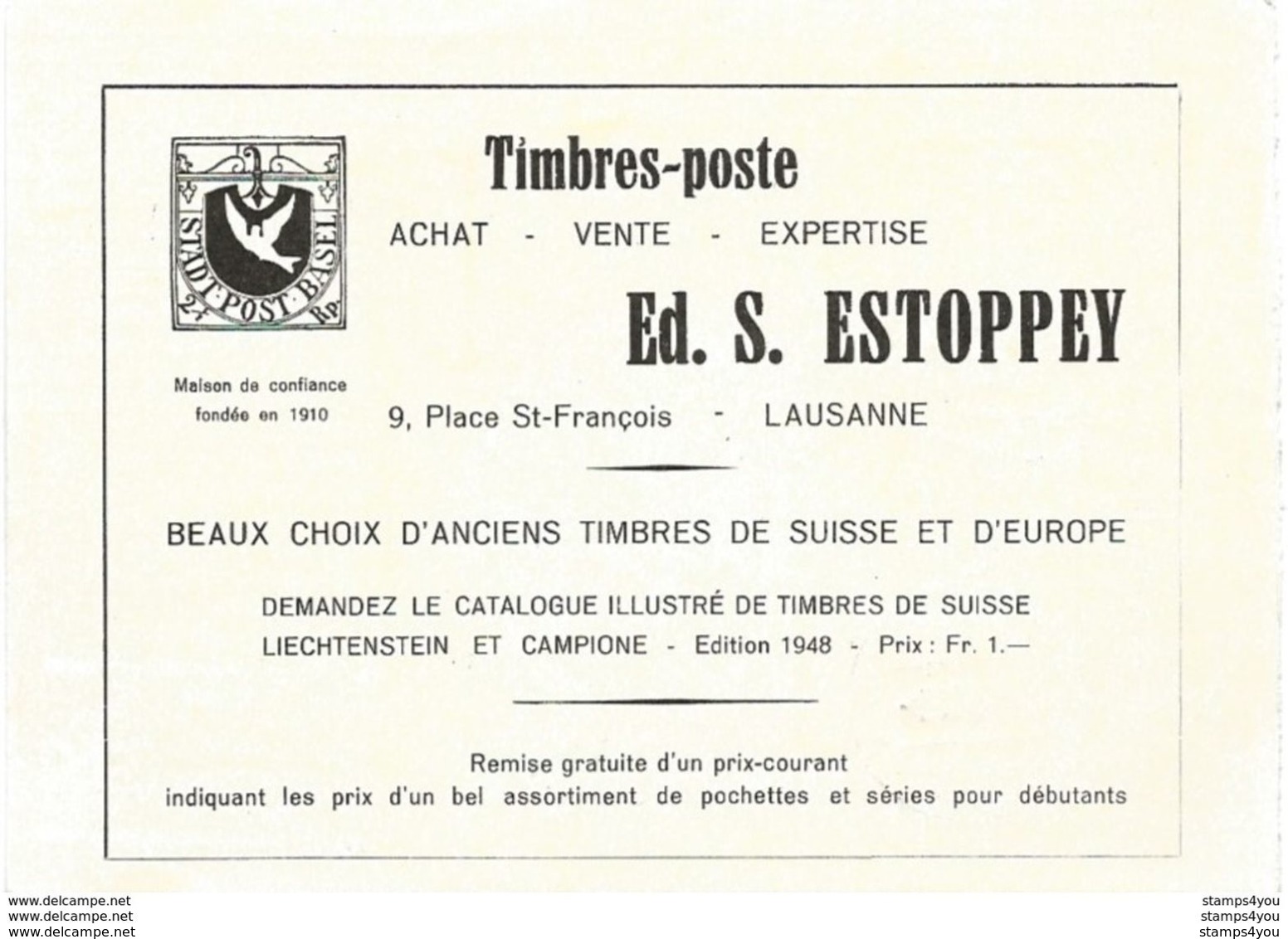 122 - 51 - Carte Avec Oblit Spéciale "Foire Philatélique Romande Lausanne 1947" - Marcofilie