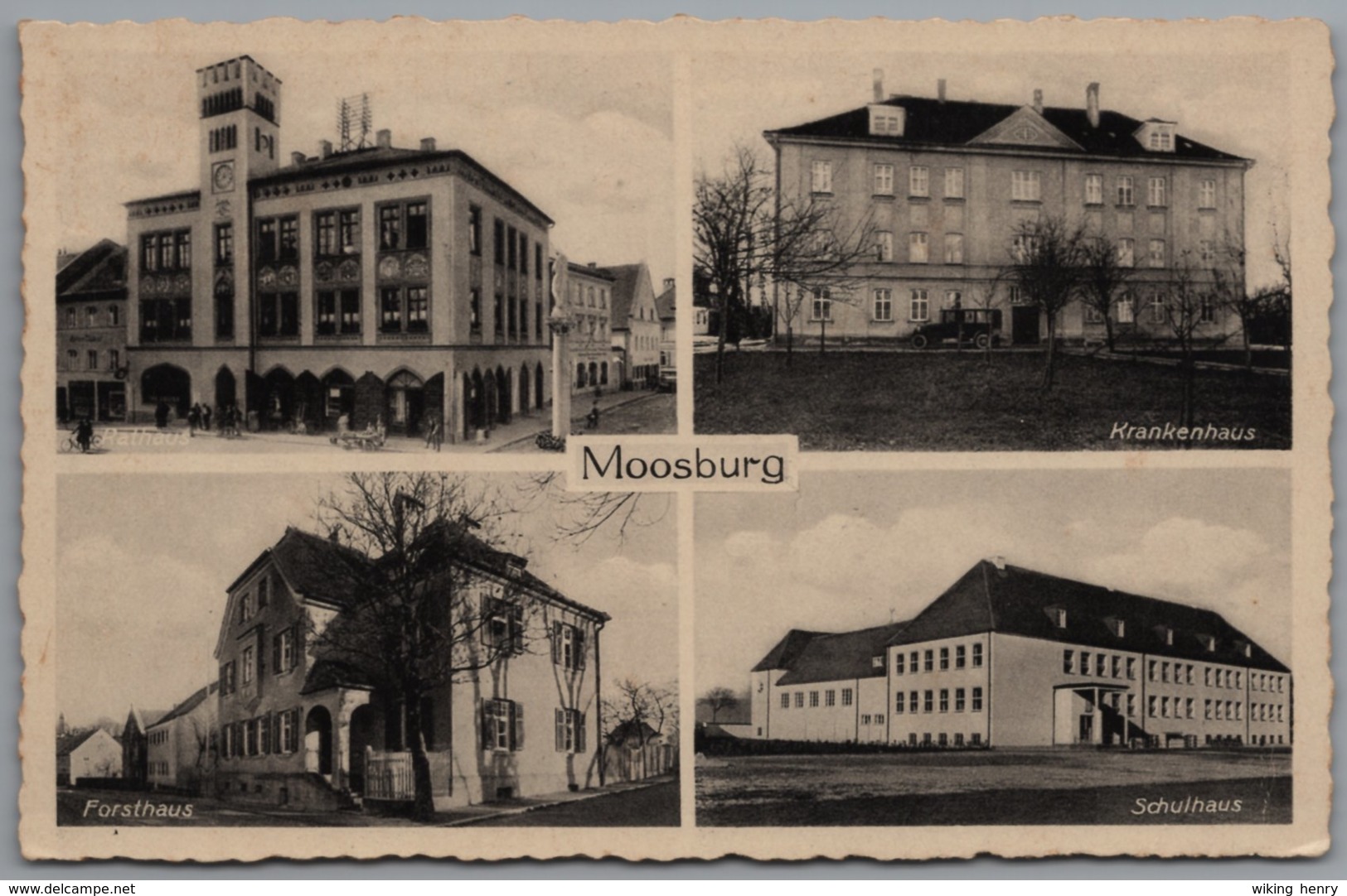 Moosburg An Der Isar - S/w Mehrbildkarte 1 - Moosburg