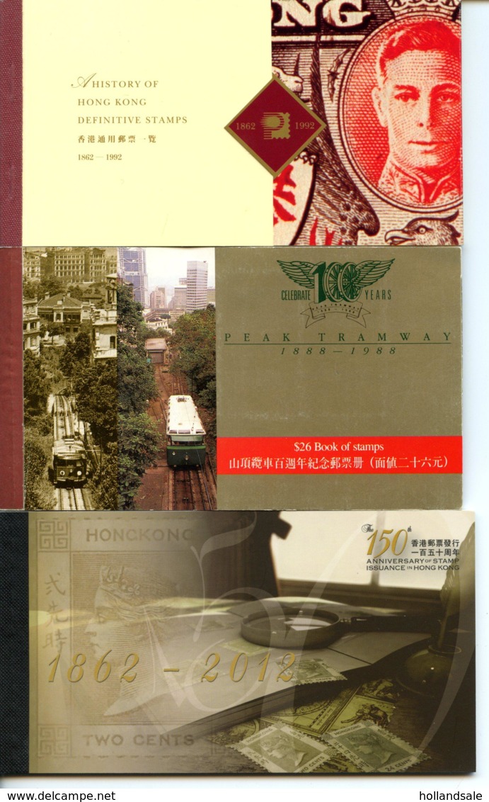 HONG KONG -  Five (5) Stampbooklets. See The Scans. Clear Condition. - Postzegelboekjes