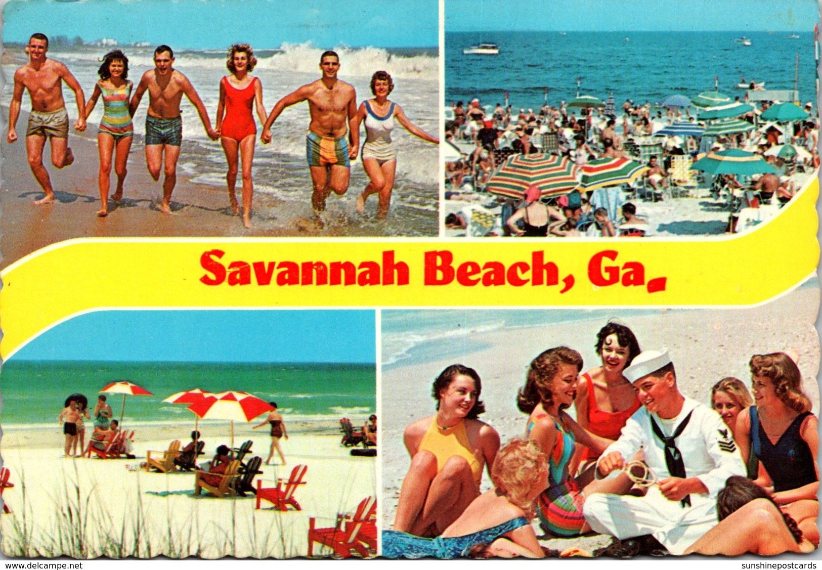 Georgia Savannah Beach Multi View Sun Bathers - Savannah