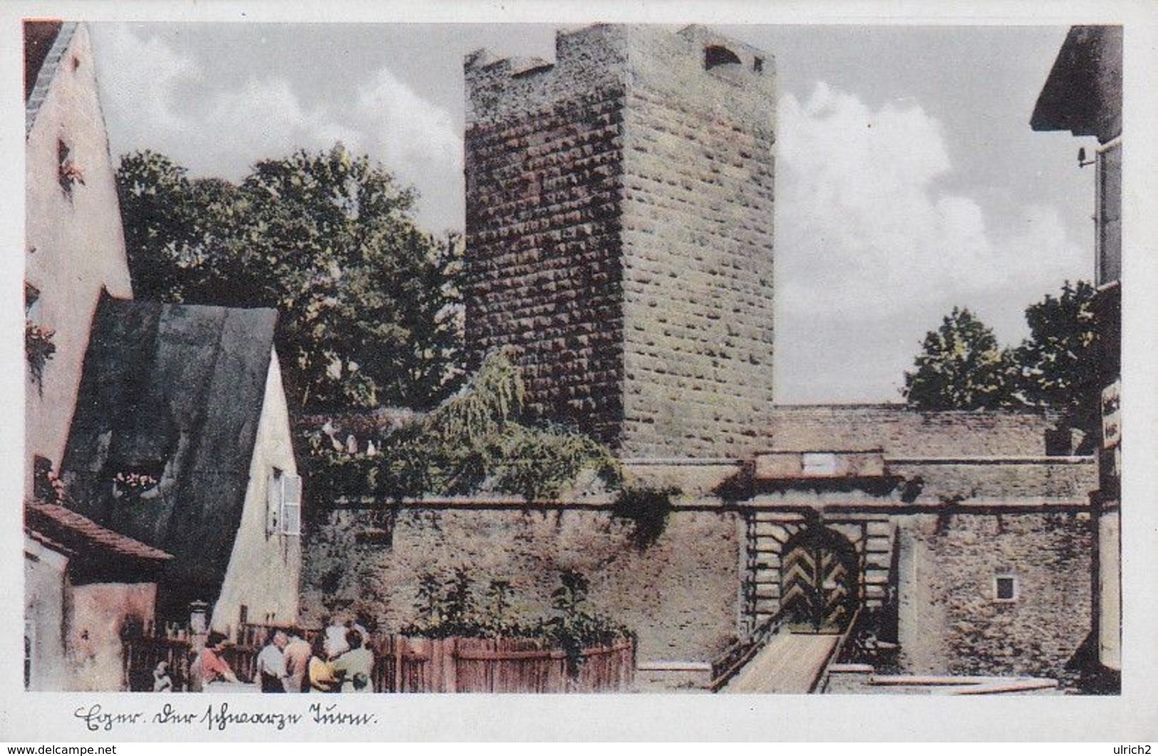 AK Eger - Der Schwarze Turm  (50781) - Boehmen Und Maehren