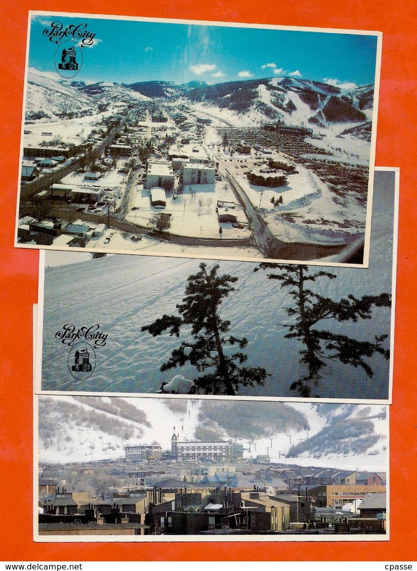 (Lot De 3) CPM Post Card Etats-Unis USA - PARK CITY Utah UT - Autres & Non Classés