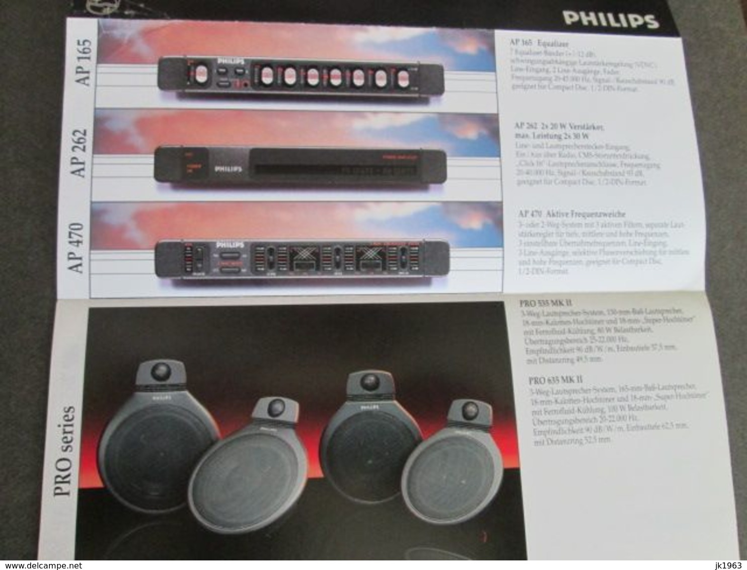 PHILIPS CAR STEREO,  ORIGINAL BROCHURE, 1990 - Libros Y Esbozos