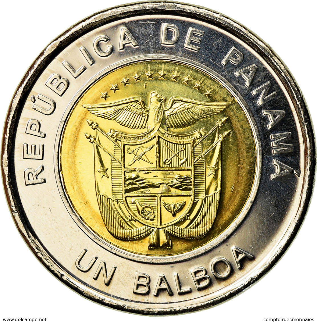 Monnaie, Panama, Journées Mondiales De La Jeunesse, Balboa, 2019, Colorised - Panama