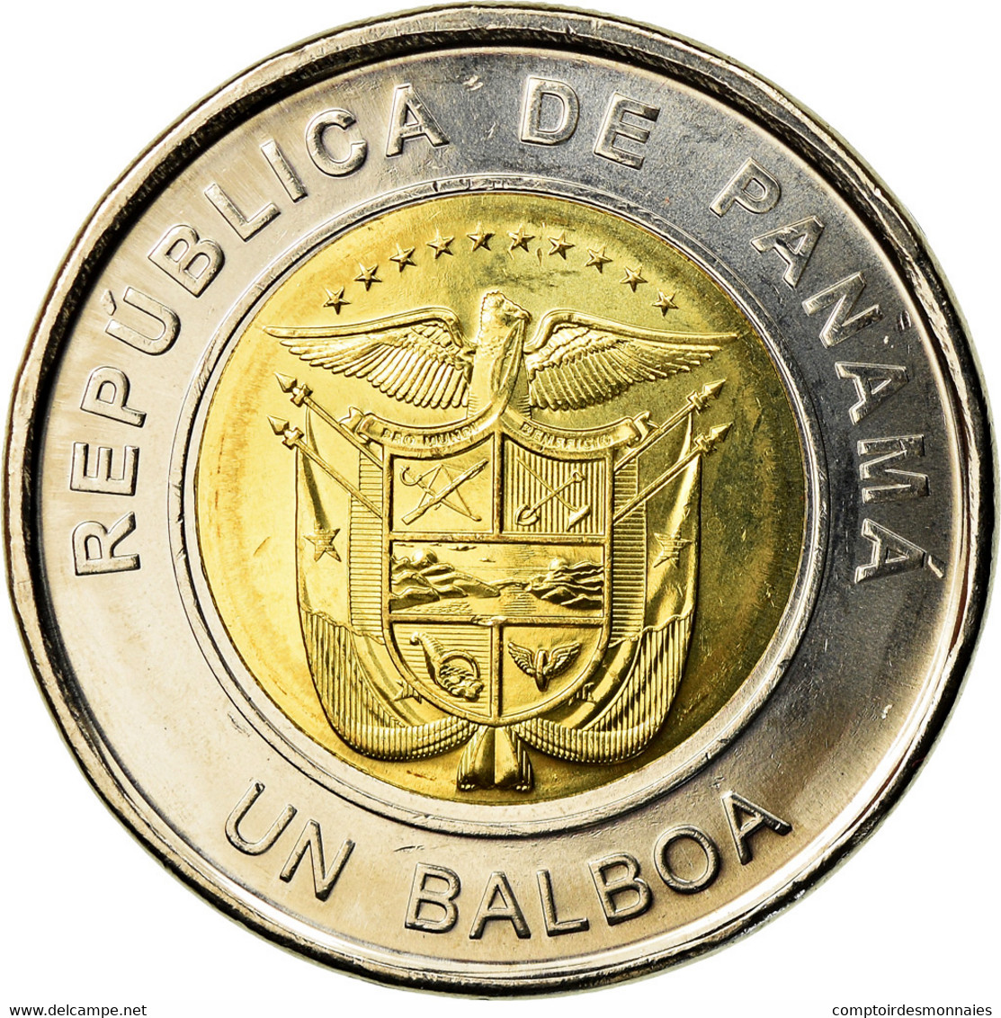 Monnaie, Panama, Anniversaire De La Croix Rouge, Balboa, 2017, SPL, Bi-Metallic - Panama