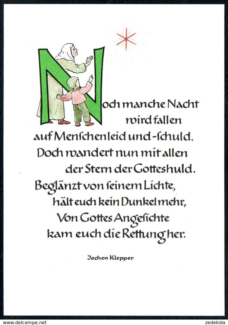 D7205 - TOP Advent Jochen Klepper Glückwunschkarte - Verlag Kiefel - Other & Unclassified