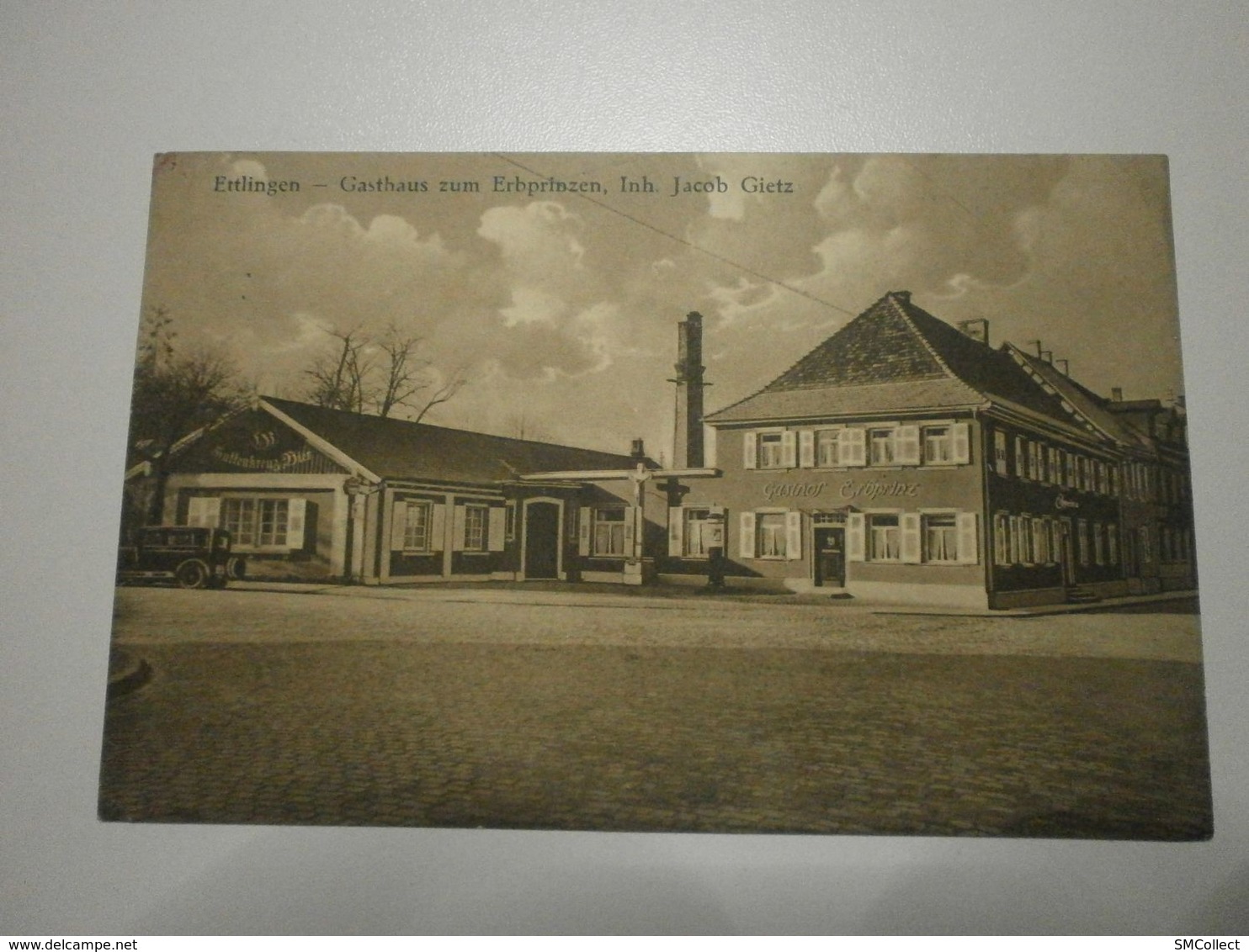 Allemagne. Ettlingen, Gasthaus Zum Erbprinzen, Inh. Jacob Gietz (9132) - Ettlingen