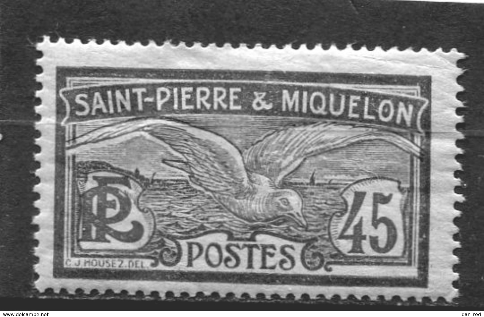 SAINT-PIERRE ET MIQUELON  N° 88 *  (Y&T)  (Neuf Charnière) - Neufs