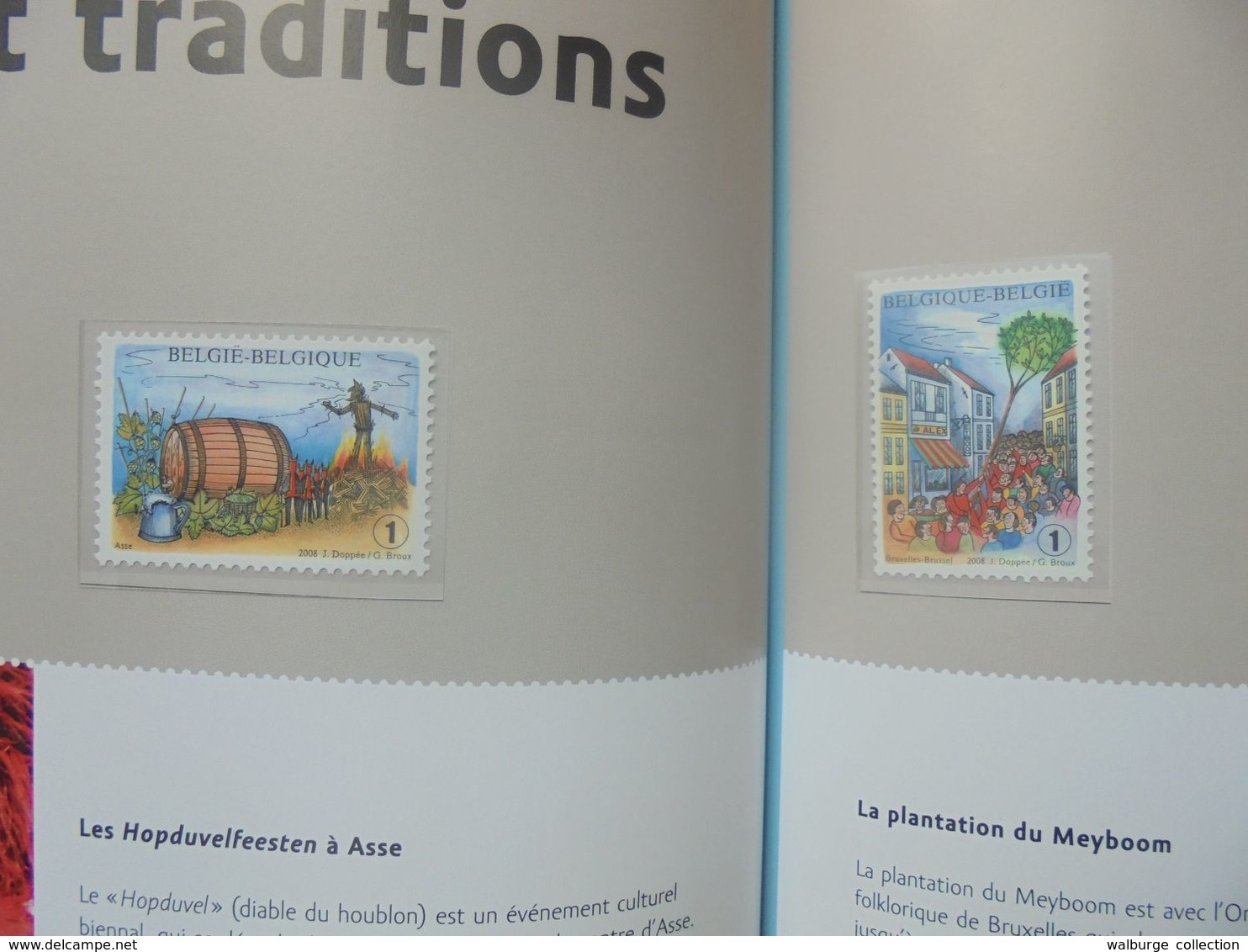 2008 TIMBRES+LE LIVRE DE L'ANNEE COMPLET (800 grammes)