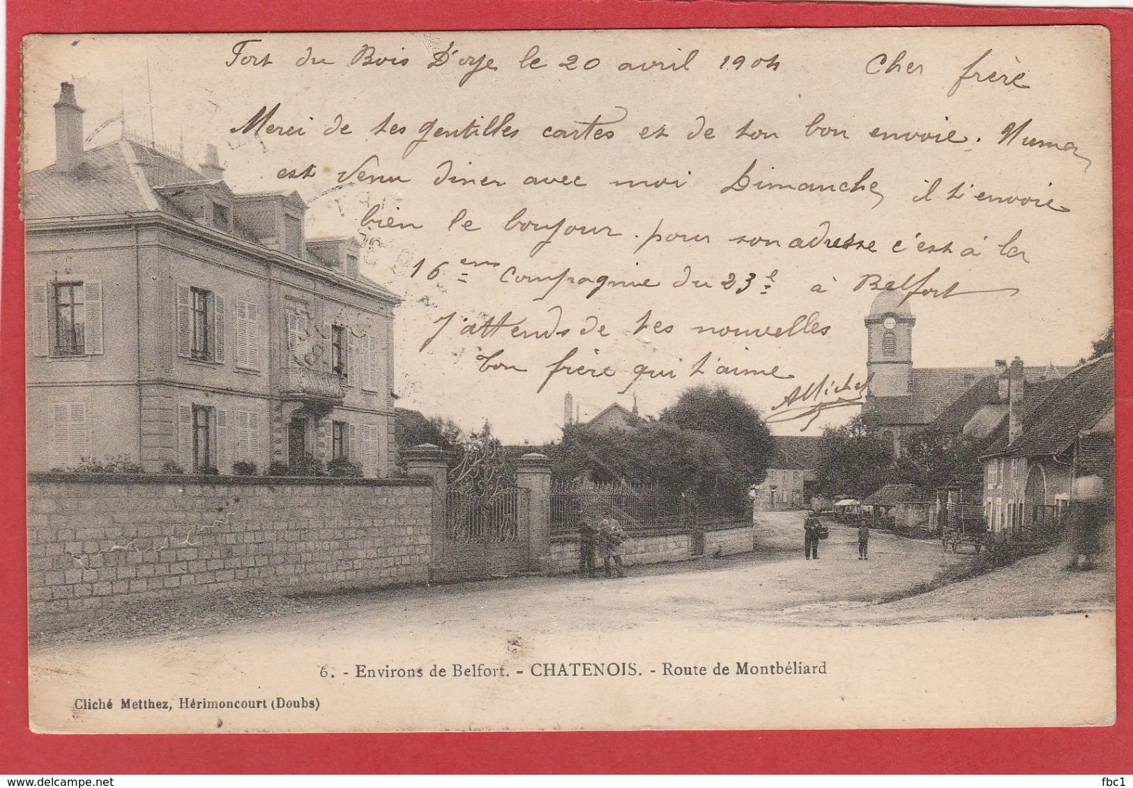 Territoire De Belfort  - Chatenois - Route De Montbéliard - Châtenois-les-Forges