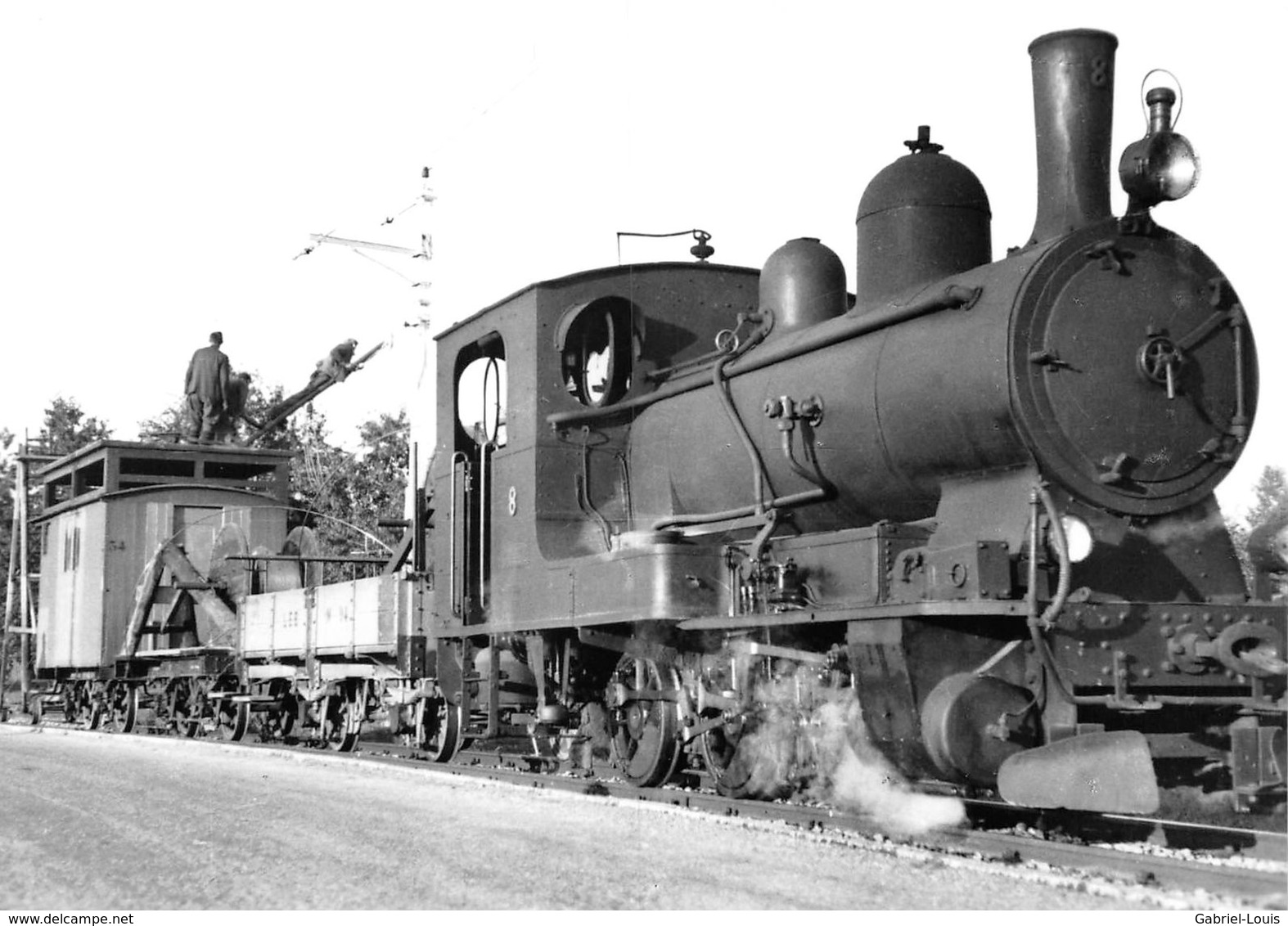 BVA - G 3/3 No 8 Assens  éléctrification- Lausanne - Echallens - Bercher - LEB - L.E.B. Ligne De Chemin De Fer Train - Assens