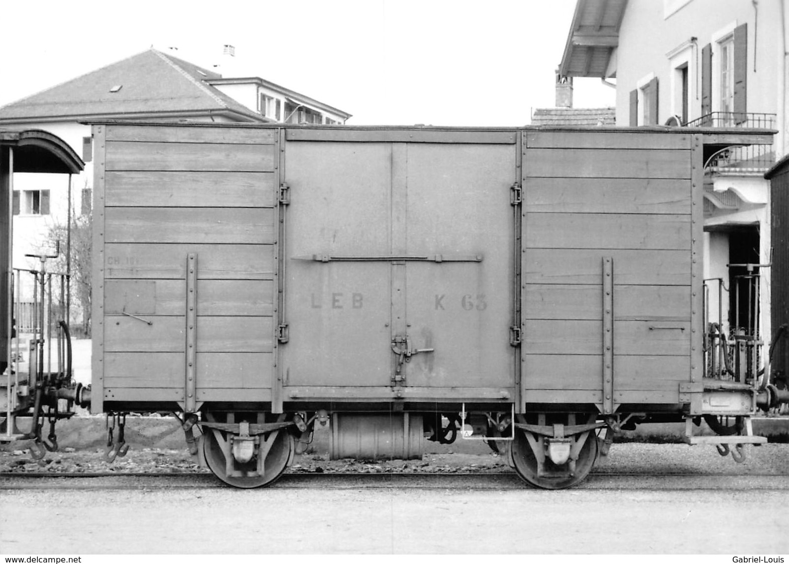 BVA - K 63 Echallens - Lausanne - Echallens - Bercher - LEB - L.E.B. Ligne De Chemin De Fer Train - Bercher