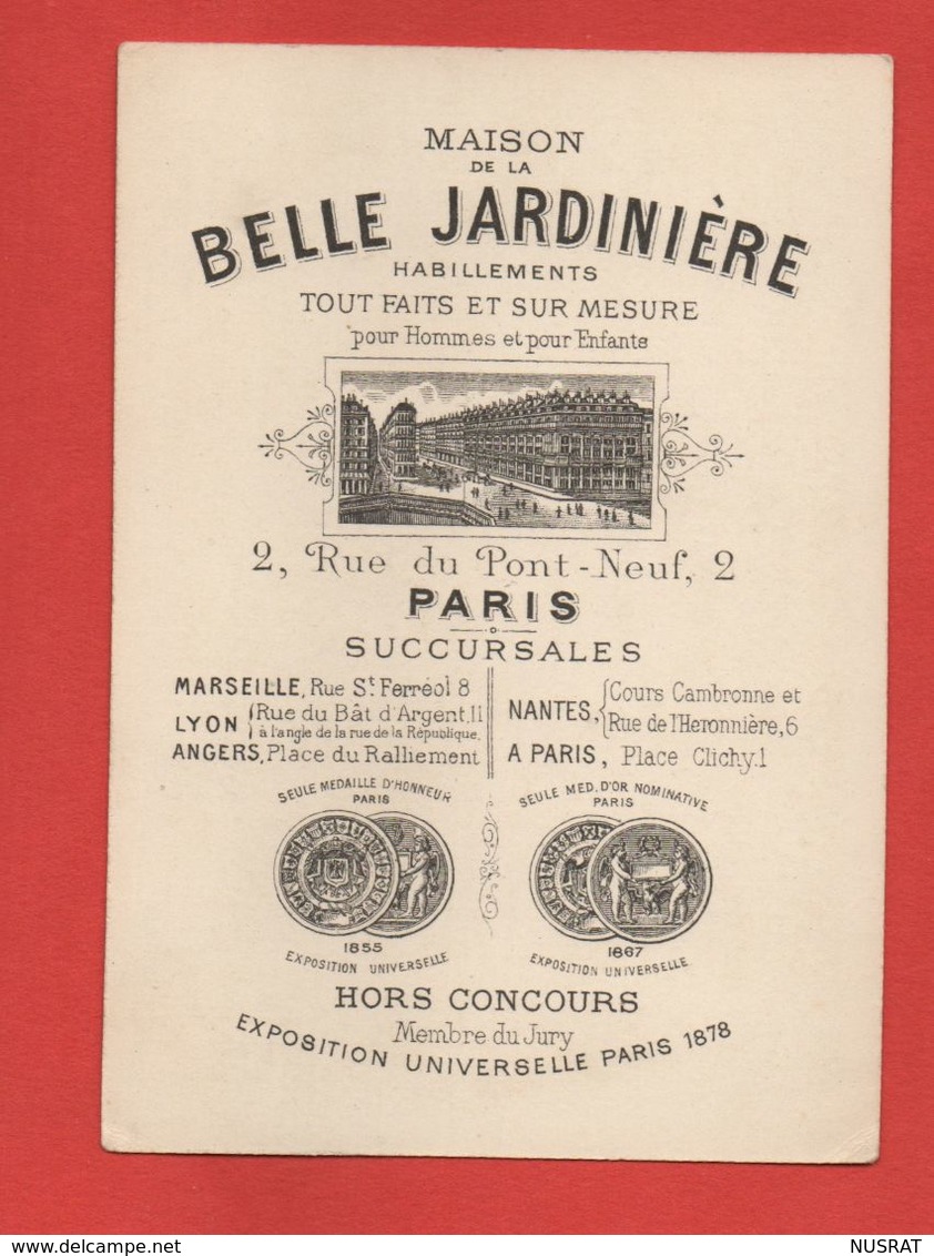 Paris, Maison De La Belle Jardinière, Chromo Lith. H. Sicard, Personnages, Pique-nique Printanier - Otros & Sin Clasificación