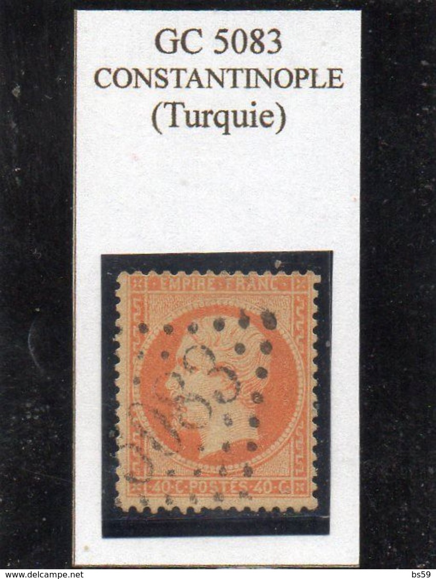 BFE - N° 23 Obl GC 5083 Constantinople (Turquie) - 1862 Napoléon III