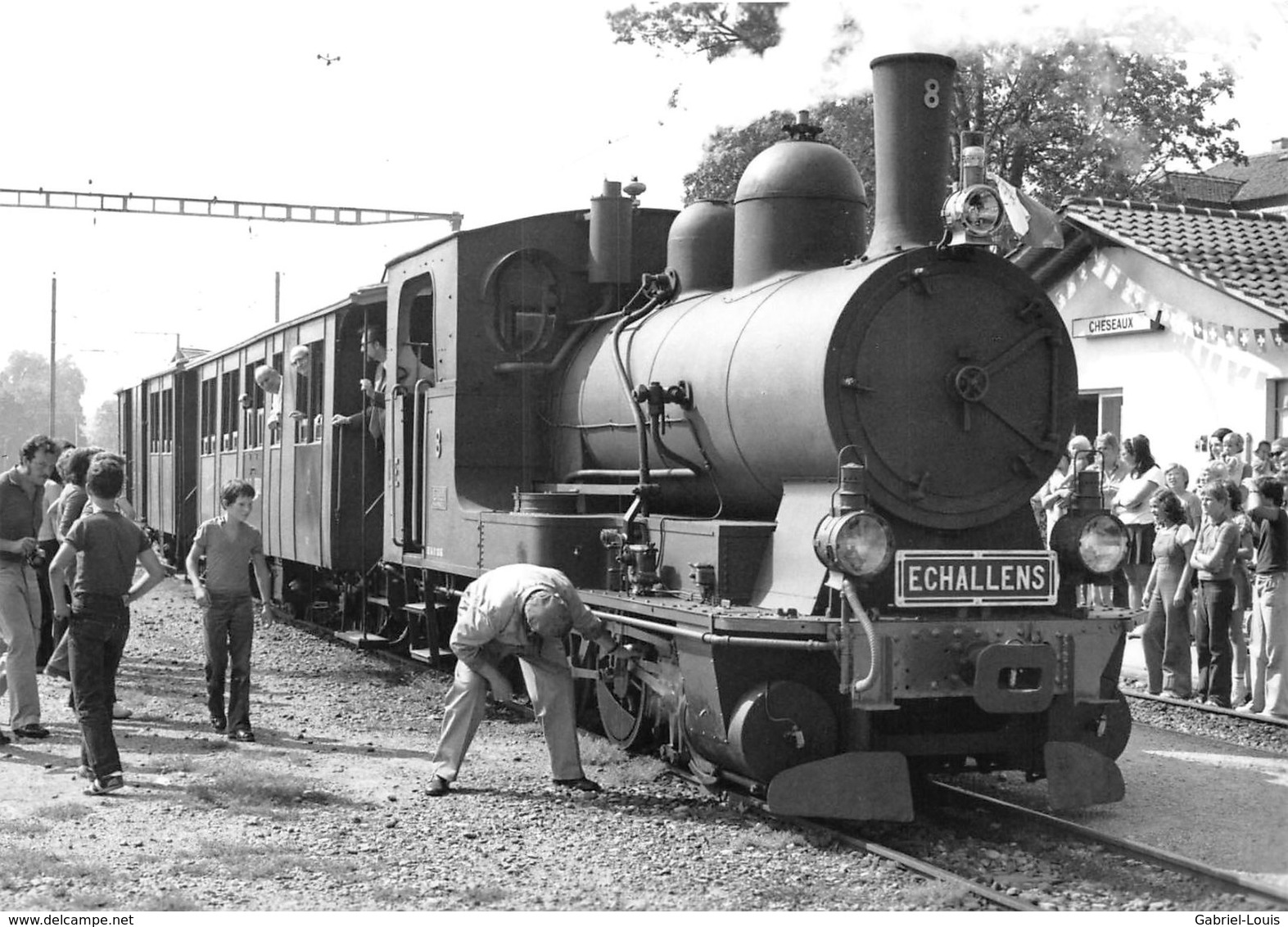 BVA - Train Fêtes Du Centenaire Cheseaux  - Lausanne - Echallens - Bercher - LEB - L.E.B. Ligne De Chemin De Fer Train - Bercher