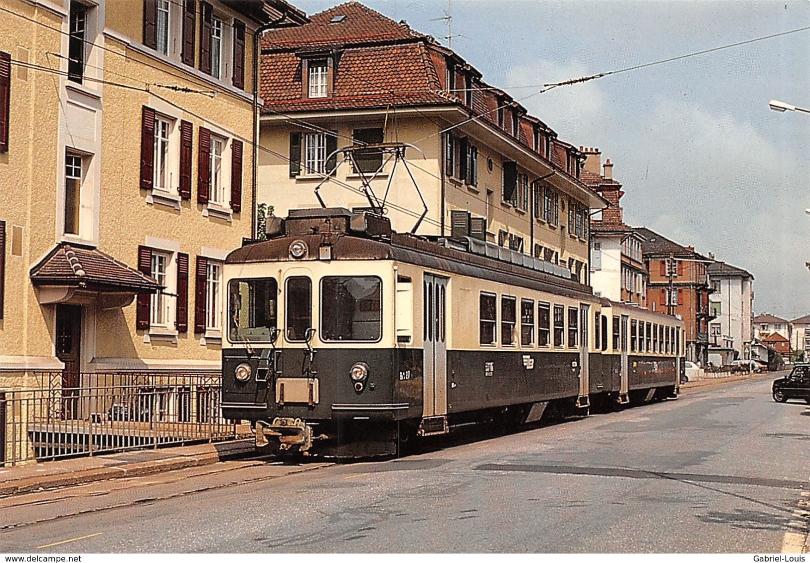 Chauderon - Lausanne - Echallens - Bercher - LEB - L.E.B. Ligne De Chemin De Fer Train - Bercher