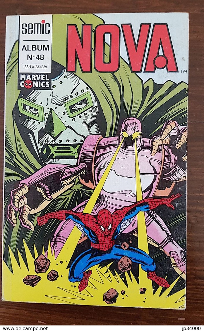 NOVA Album N°48 Contient Nova 157 à 159 Inclus. Edité Chez Semic. LE SURFER D'ARGENT, L'ARAIGNEE (strange, Marvel) Etc. - Nova