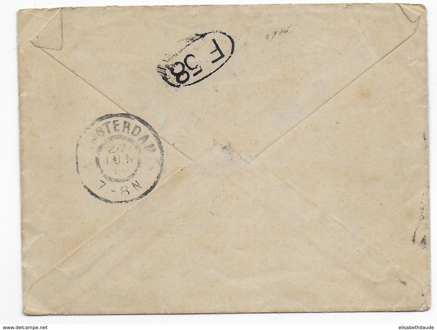 1899 - ESPAGNE - TARIF IMPRIME => HOLLANDE - LETTRE De HUELVA => AMSTERDAM - Brieven En Documenten