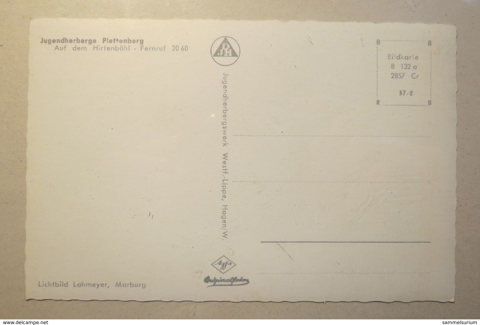 (11/10/53) Postkarte/AK "Plettenberg" Jugendherberge - Plettenberg