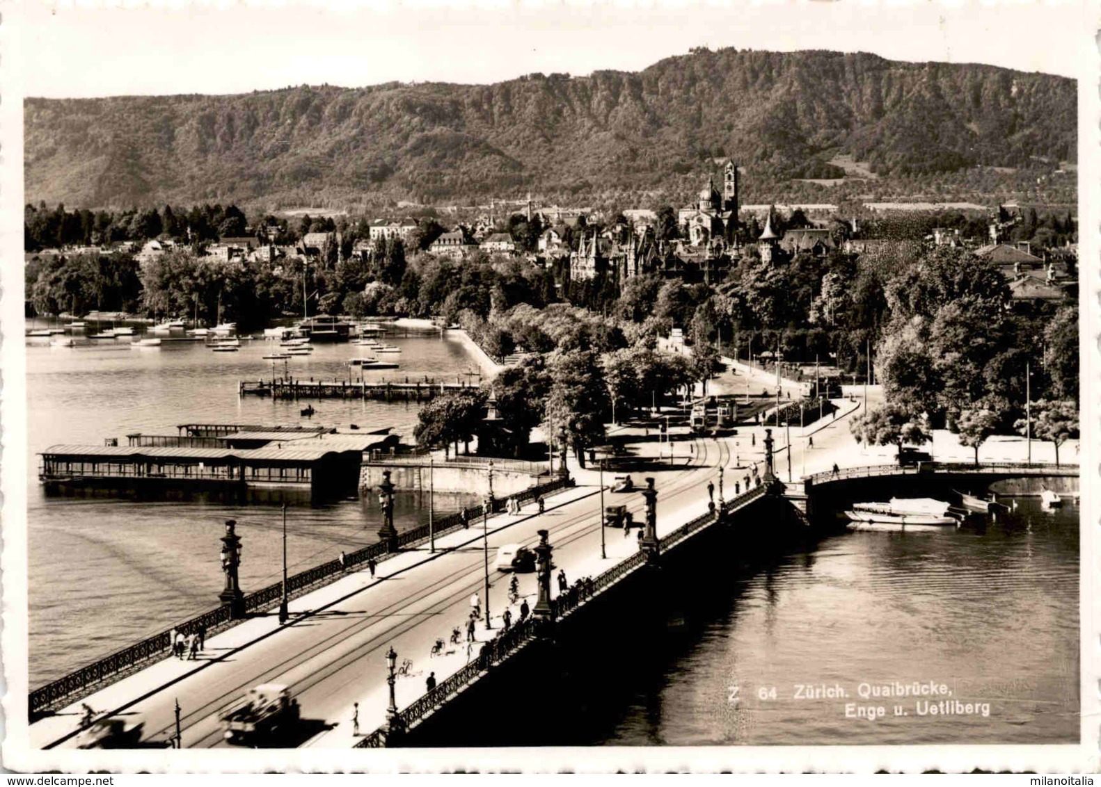 Zürich - Quaibrücke, Enge U. Uetliberg (64) * 12. 12. 1938 - Enge