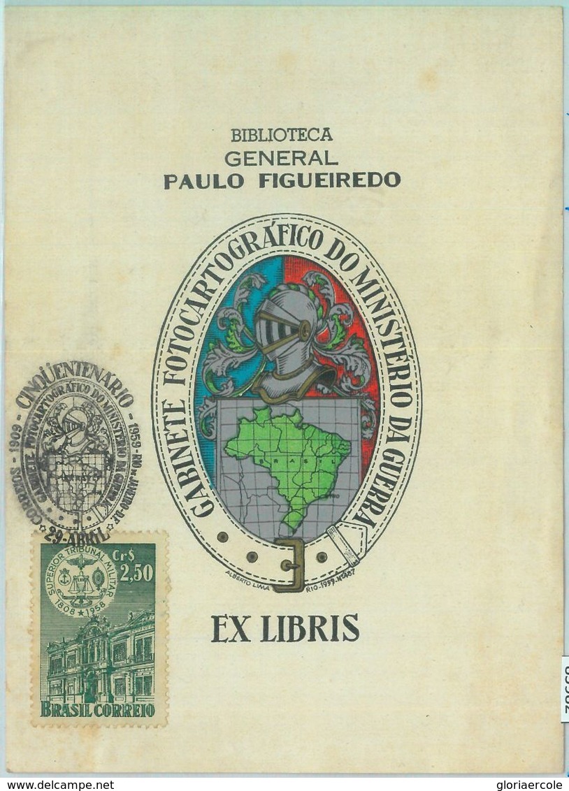 85982 - BRAZIL - POSTAL HISTORY - Special  Stamp Leaflet 1959  CARTOGRAPHY  Maps - Andere & Zonder Classificatie