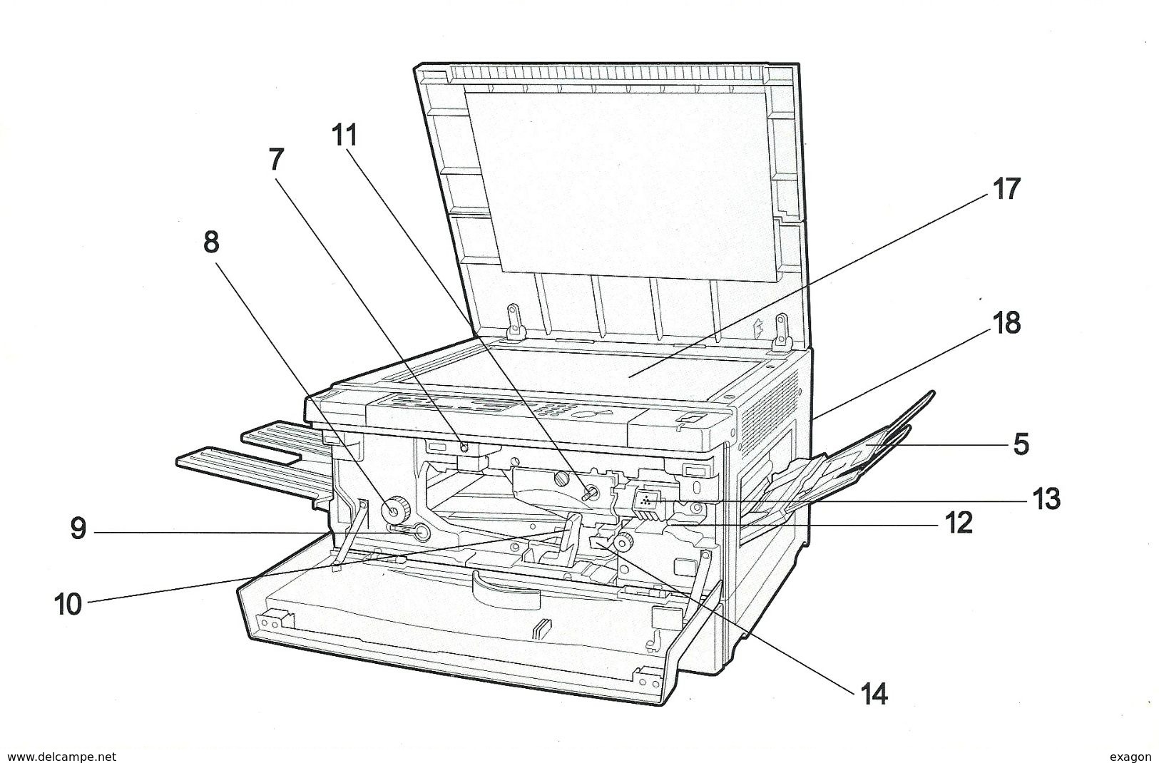 Istruzioni Per L'uso  POTOCOPIATRICE  OLIVETTI  MOD. 9017 - Other & Unclassified