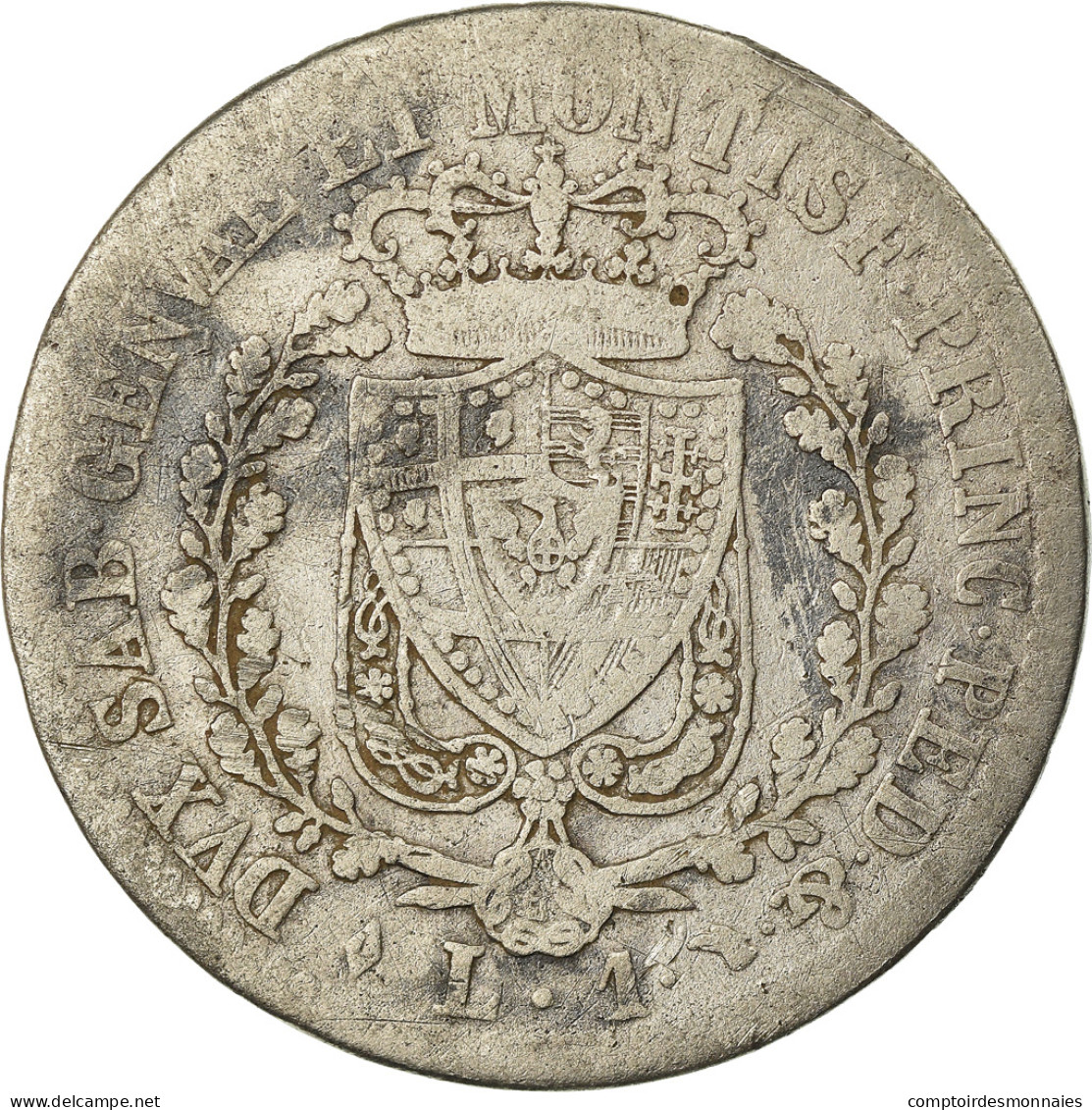 Monnaie, États Italiens, SARDINIA, Carlo Felice, Lira, 1824, Torino, TB - Italian Piedmont-Sardinia-Savoie