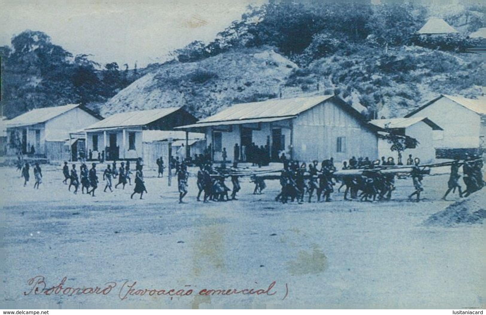 BOBONARO - Timor Português - Trecho Da Povoação De Bobonaro-(Povoação Comercial)( Ed. Da Missão Nº 051292) Carte Postale - Oost-Timor