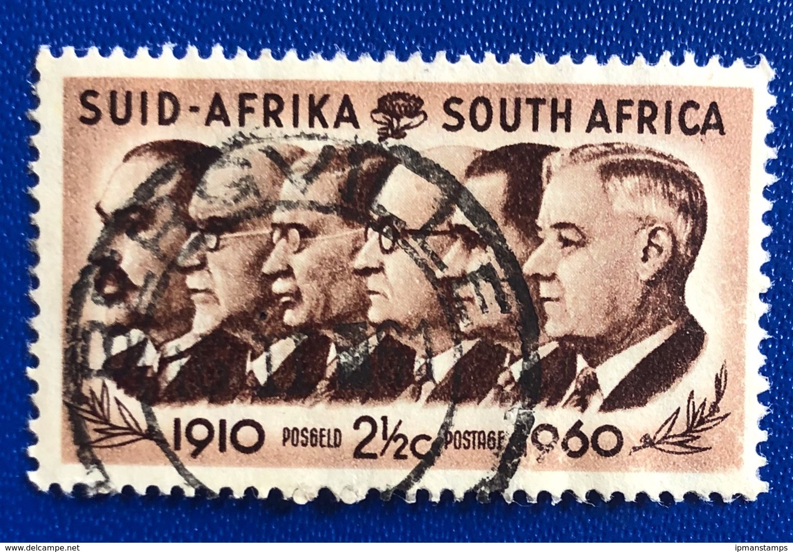 50° DELL'UNIONE / 50 YEARS OF UNION OF SOUTH AFRICA - ANNO/YEAR 1961 - Usados